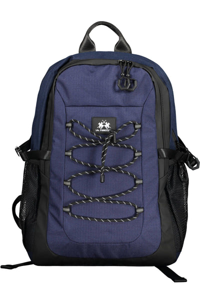 Blue Polyester Backpack