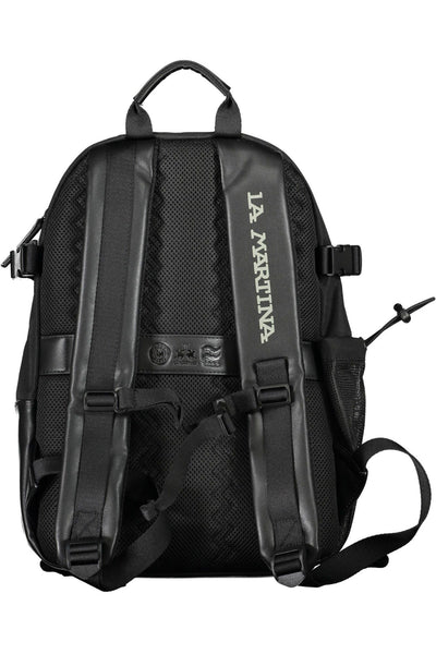 Black Polyester Backpack