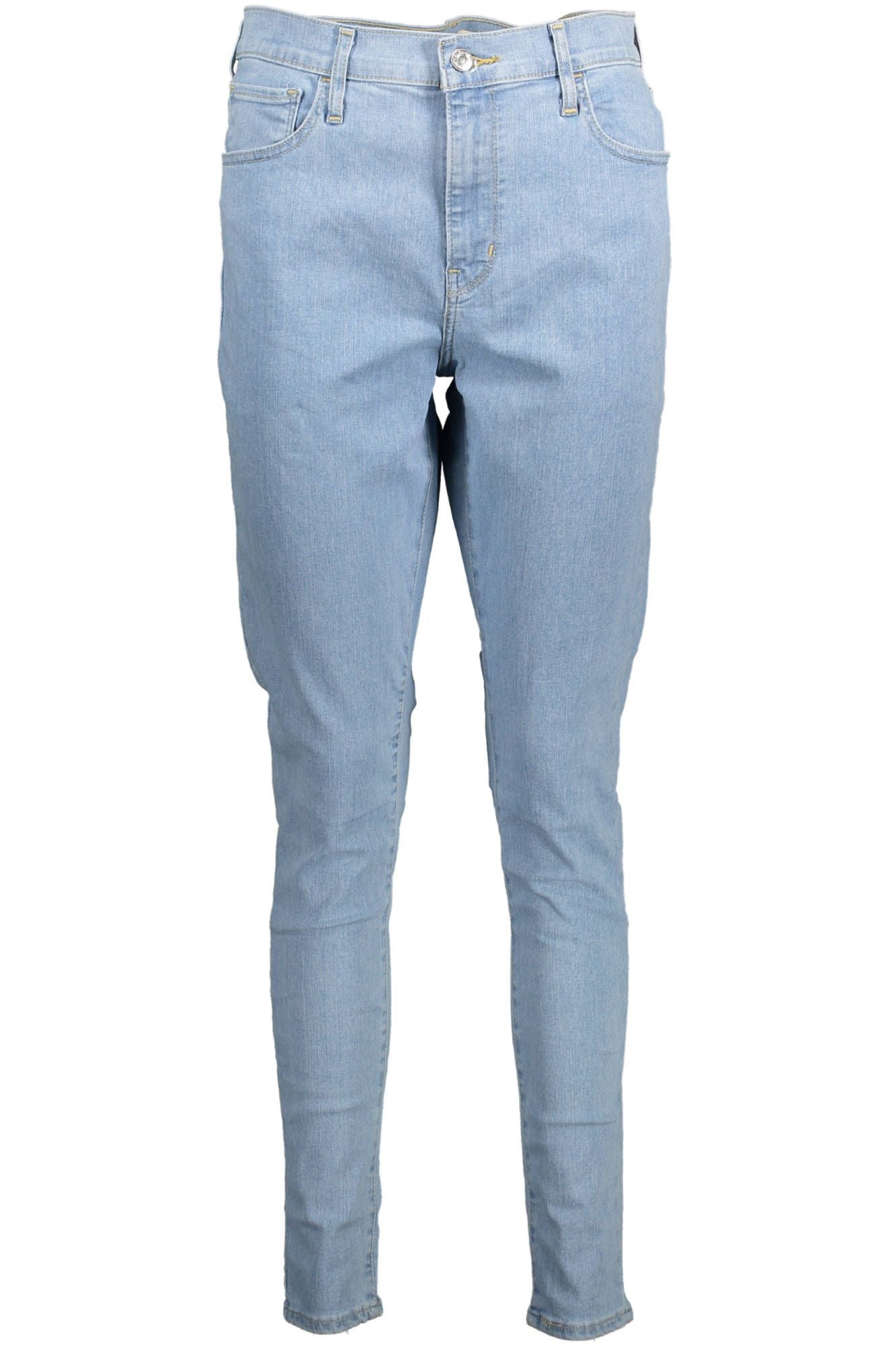 Light Blue Cotton Jeans & Pant