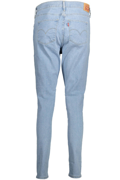 Light Blue Cotton Jeans & Pant