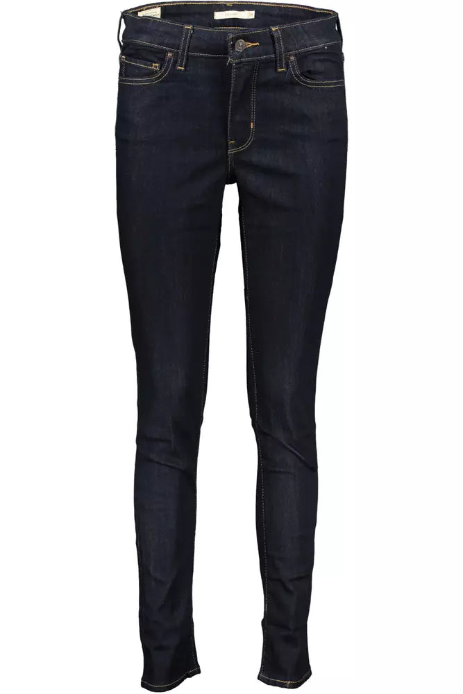 Blue Cotton Jeans & Pant