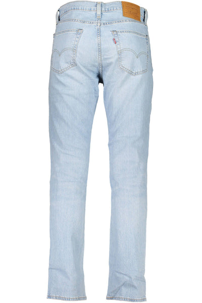 Light Blue Cotton Jeans & Pant