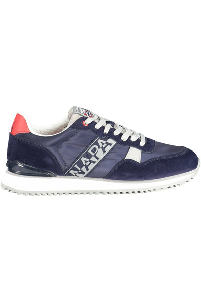 Blue Polyester Sneaker