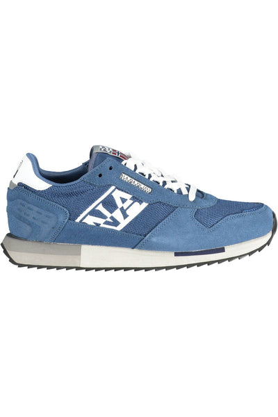 Blue Polyester Sneaker