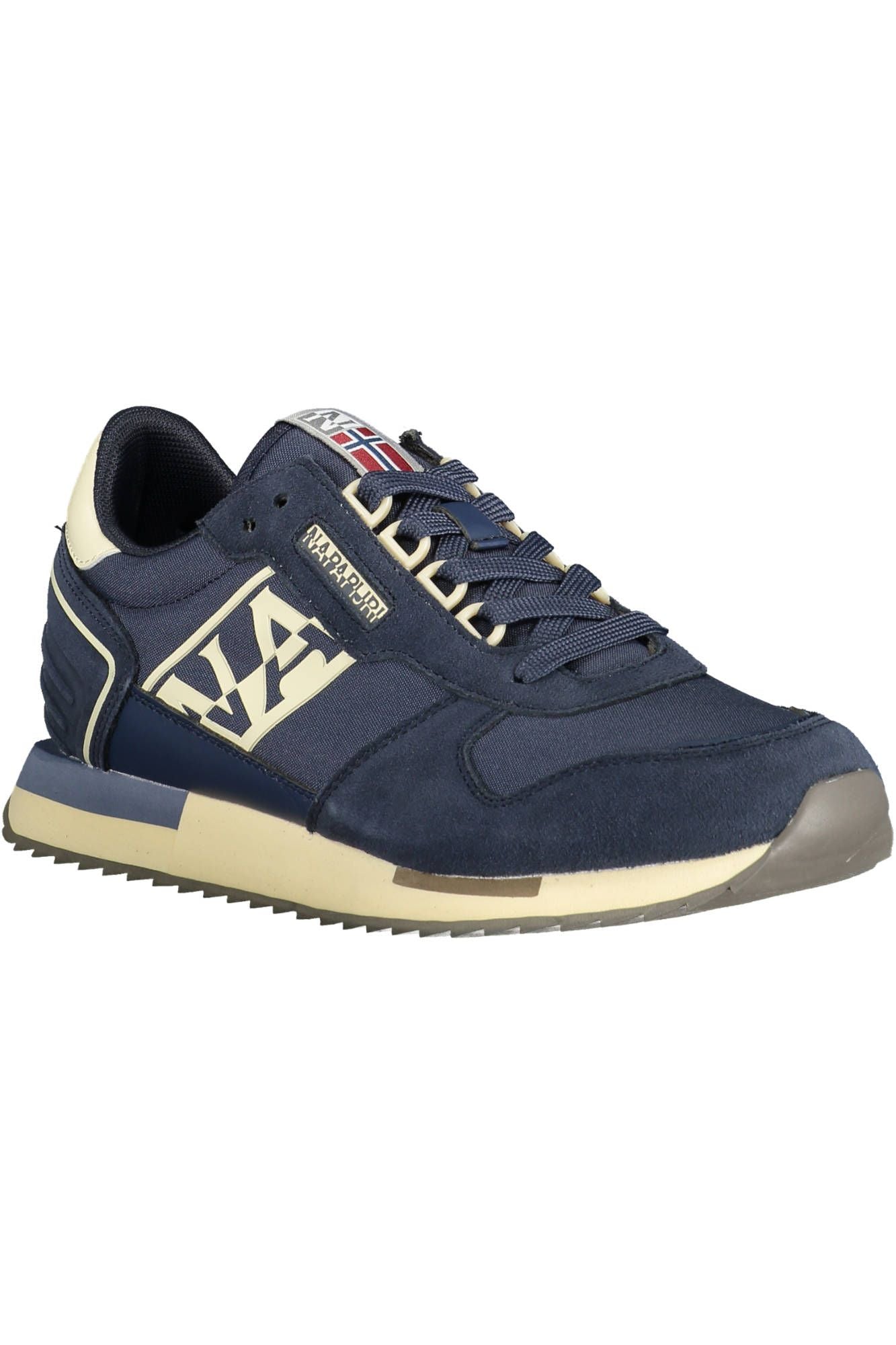 Blue Polyester Sneaker