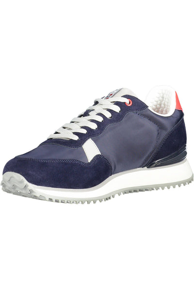 Blue Polyester Sneaker