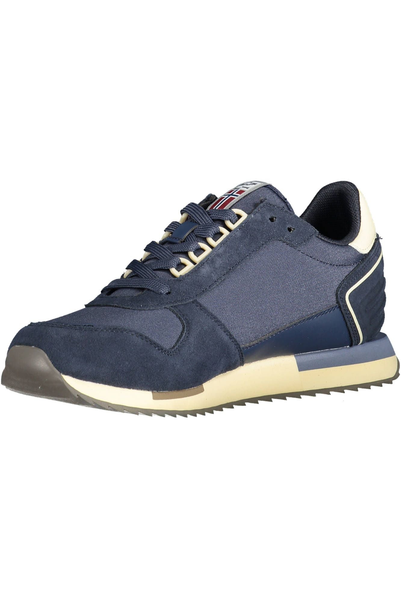 Blue Polyester Sneaker