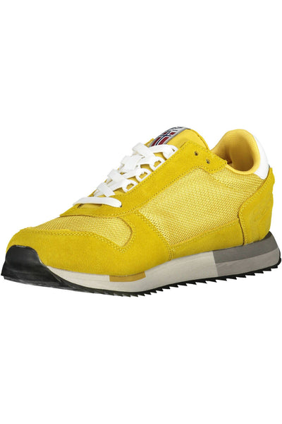 Yellow Polyester Sneaker