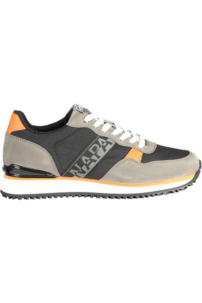 Gray Polyester Sneaker