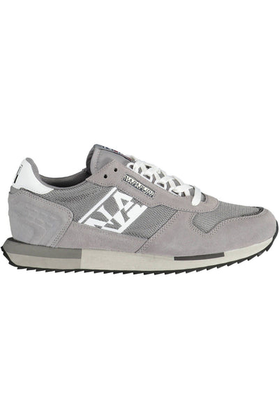 Gray Polyester Sneaker