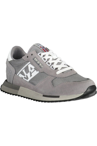 Gray Polyester Sneaker