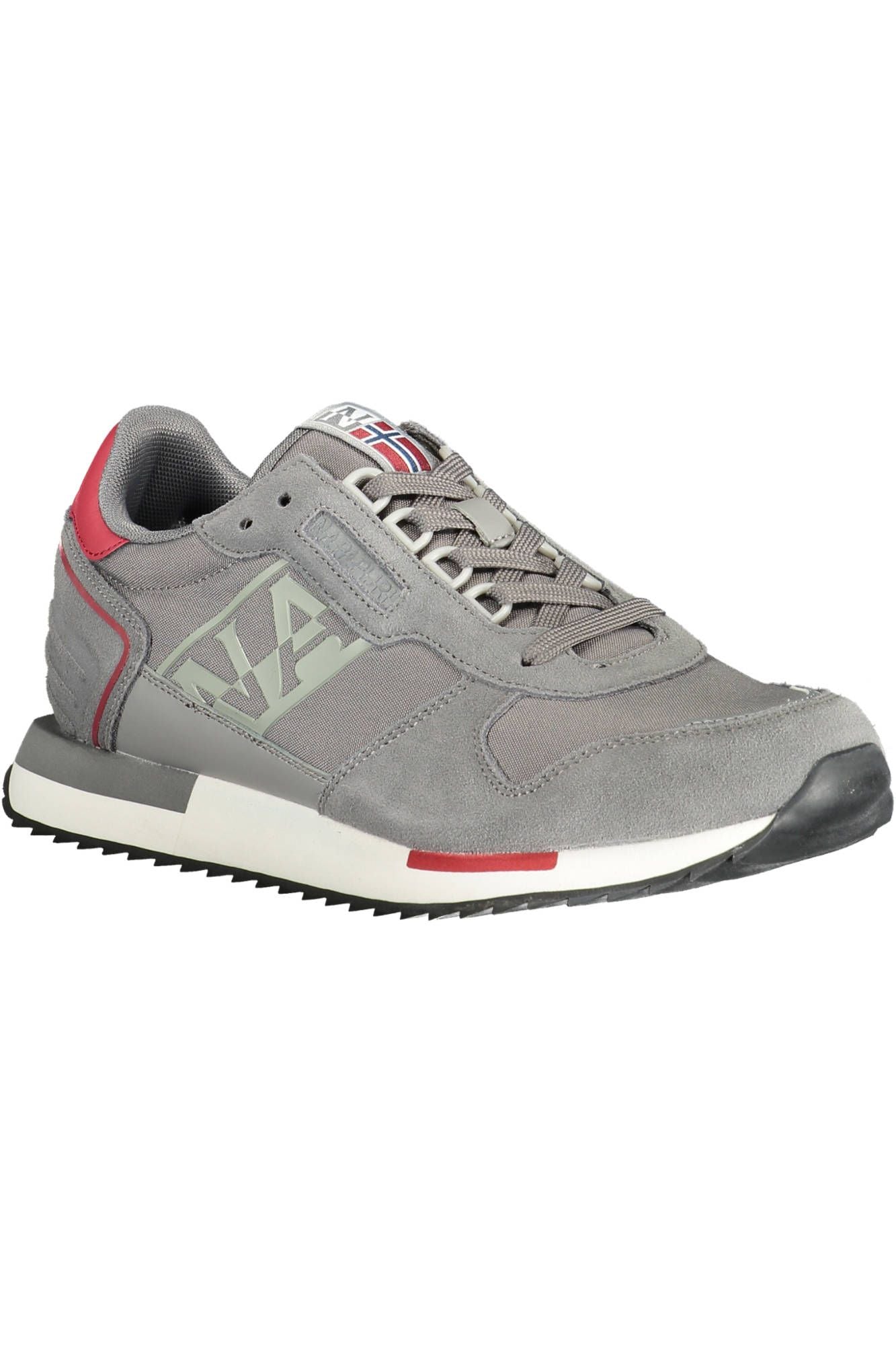 Gray Polyester Sneaker