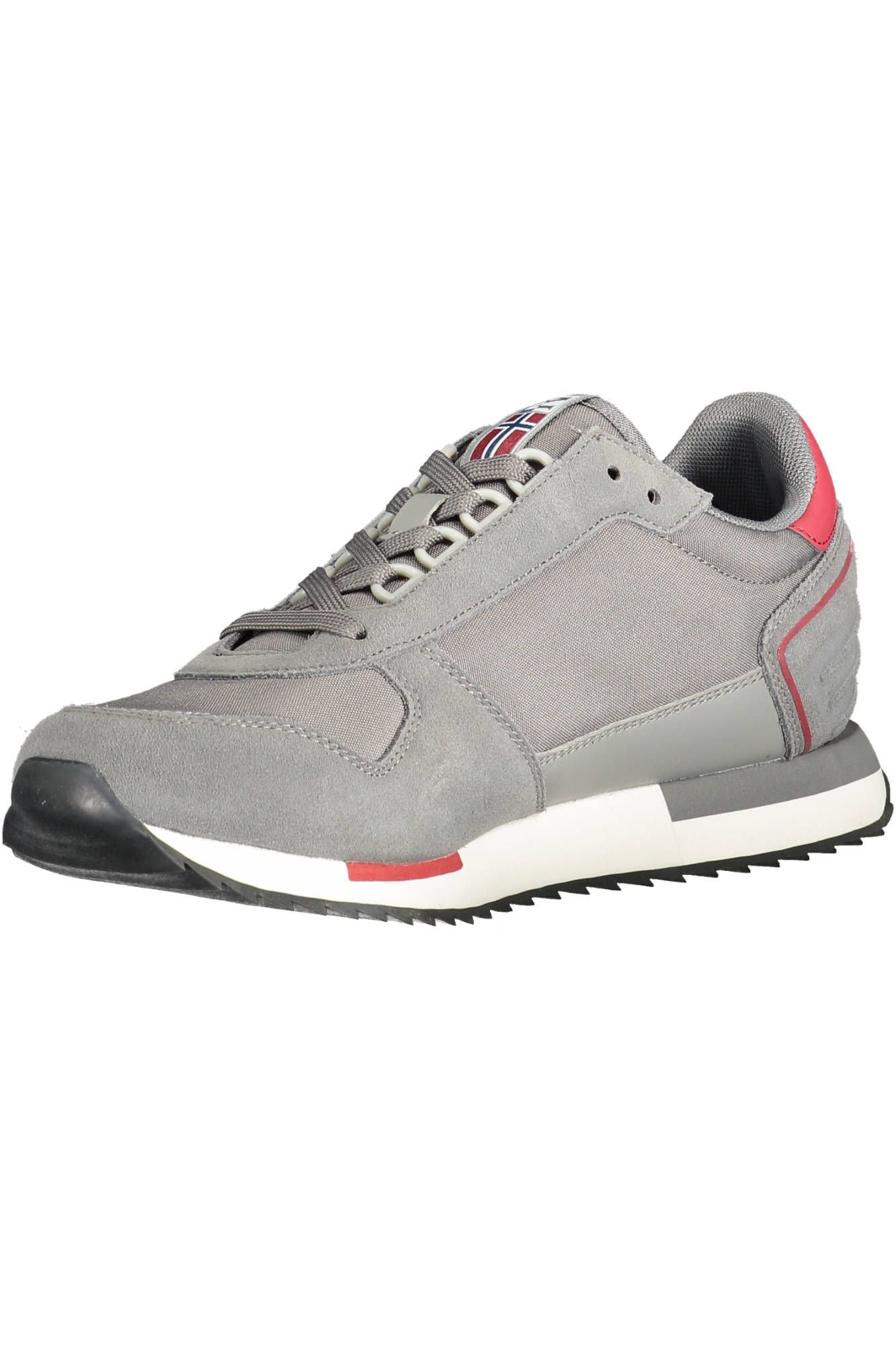 Gray Polyester Sneaker