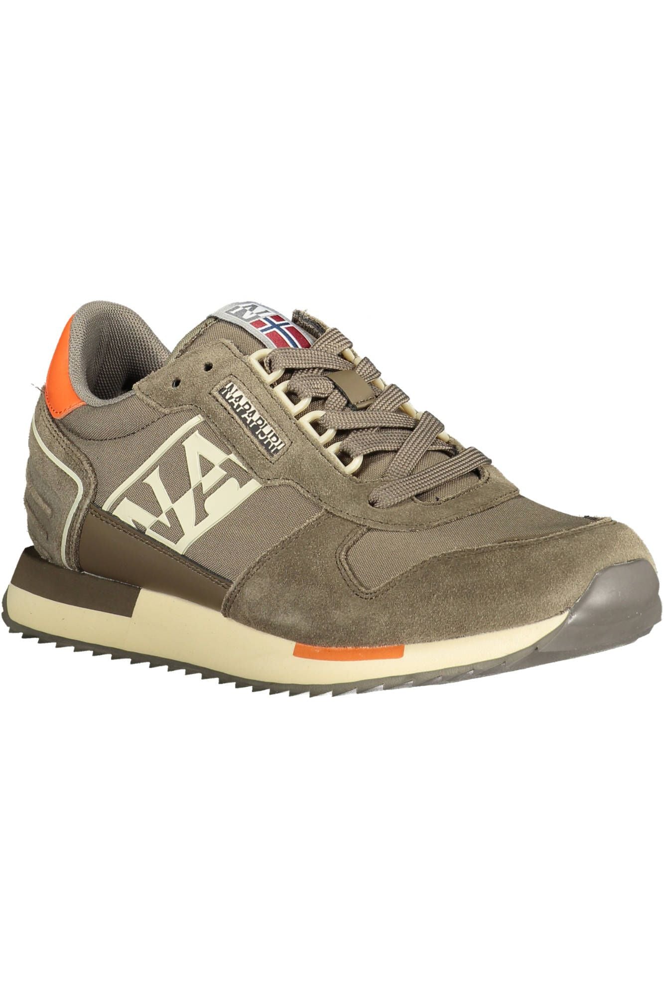 Brown Polyester Sneaker