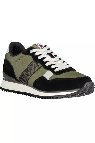 Green Polyester Sneaker