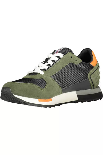 Green Polyester Sneaker