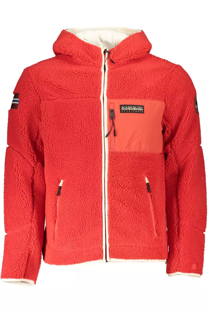 Red Polyester Jacket