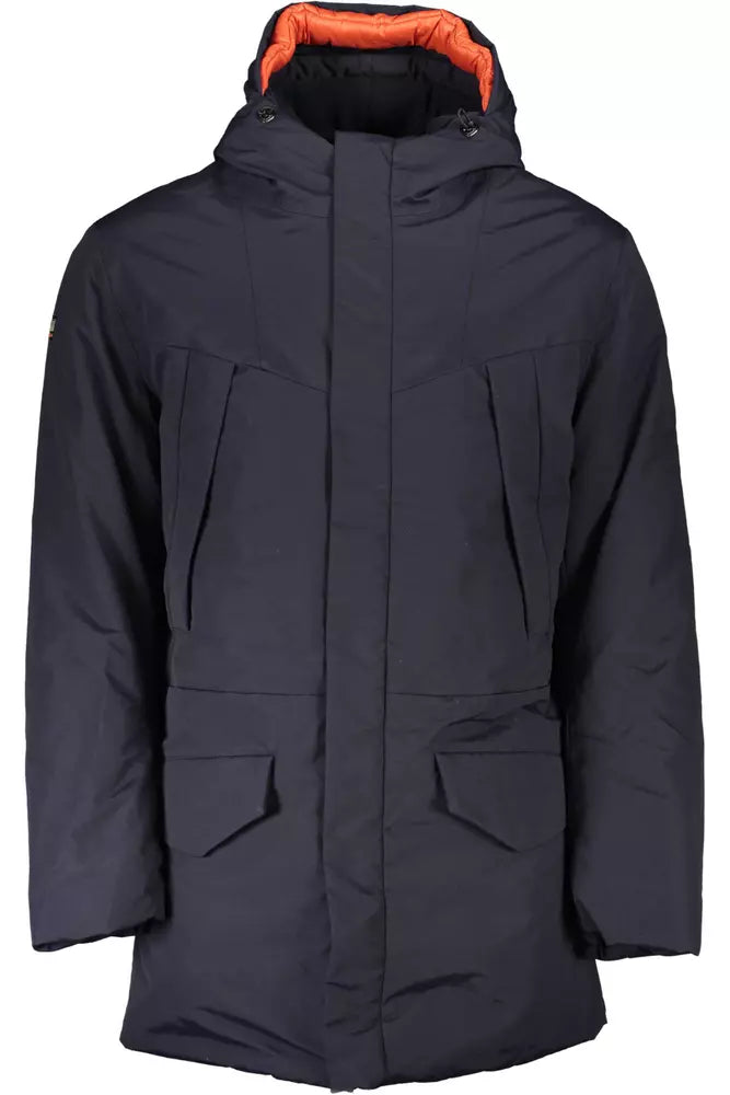 Blue Polyamide Jacket