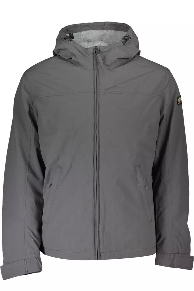 Gray Polyamide Jacket