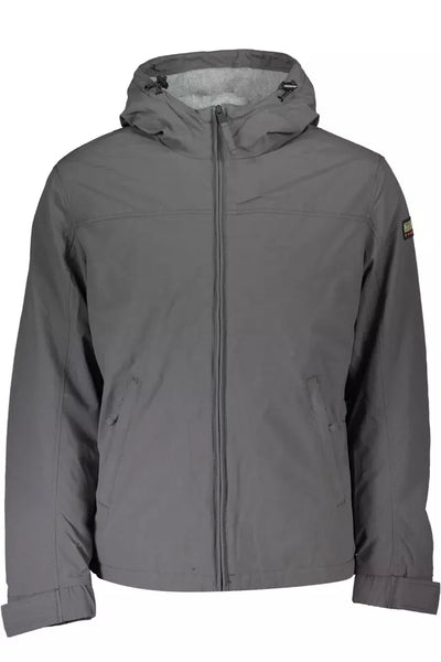 Gray Polyamide Jacket