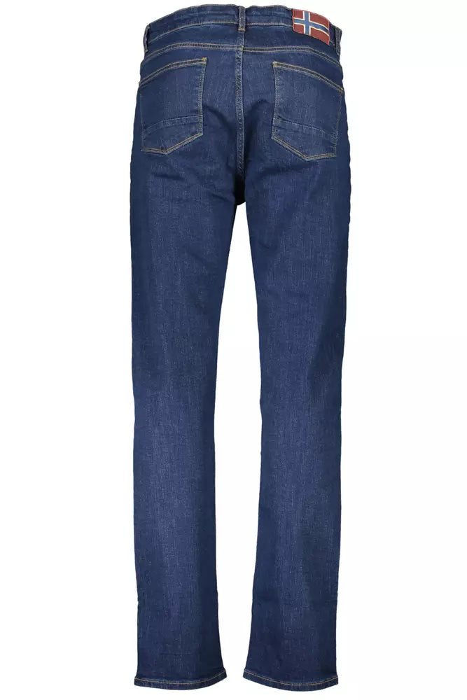 Blue Cotton Jeans & Pant