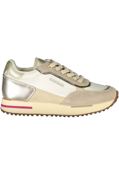 Beige Polyester Sneaker