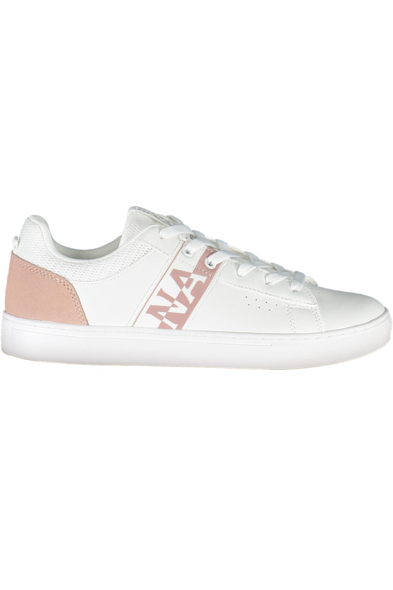 White Polyester Sneaker