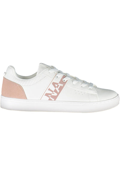 White Polyester Sneaker