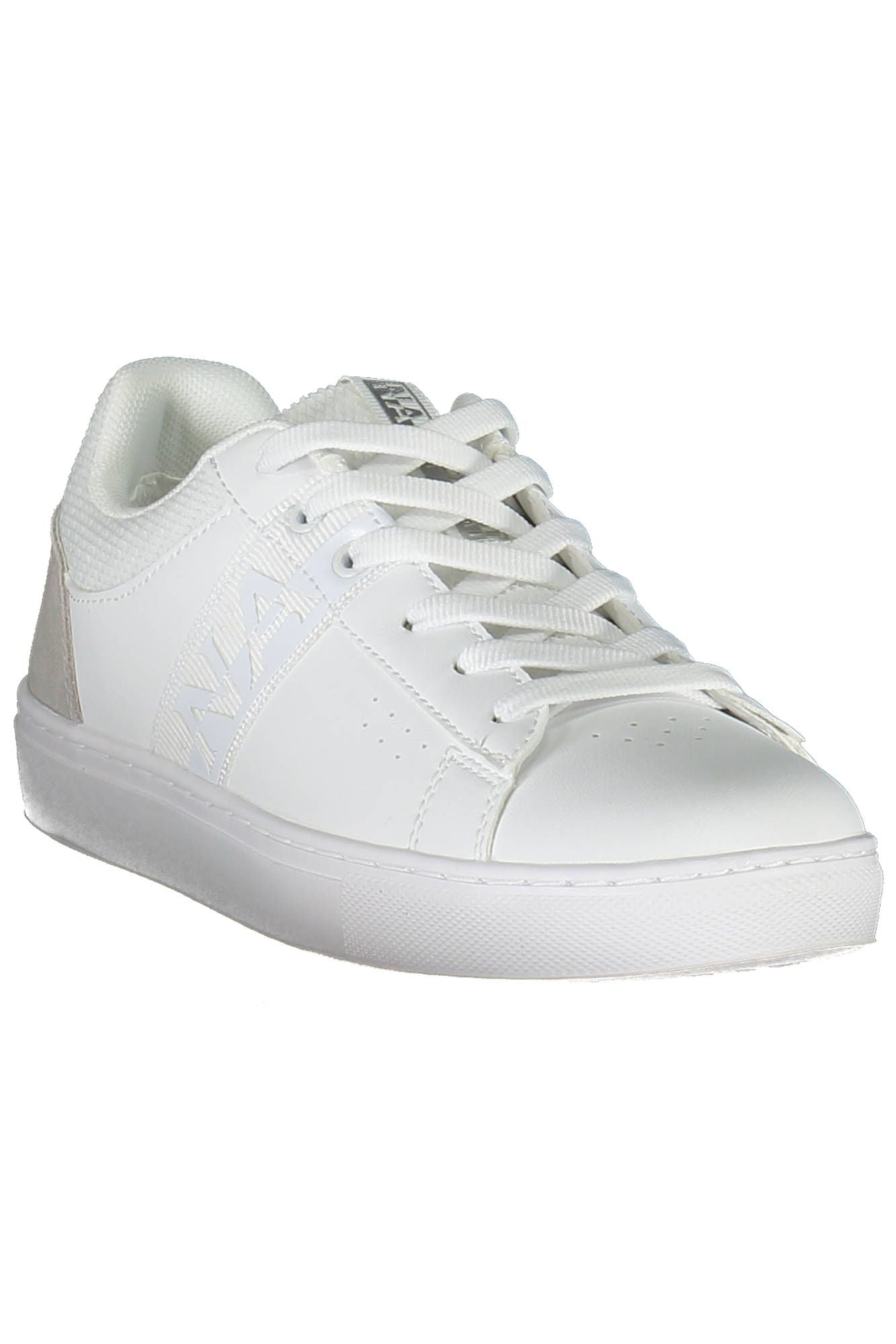 White Polyester Sneaker