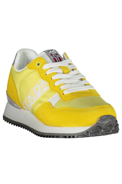 Yellow Polyester Sneaker