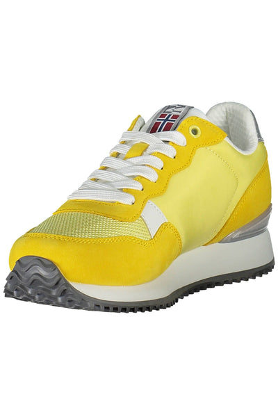 Yellow Polyester Sneaker