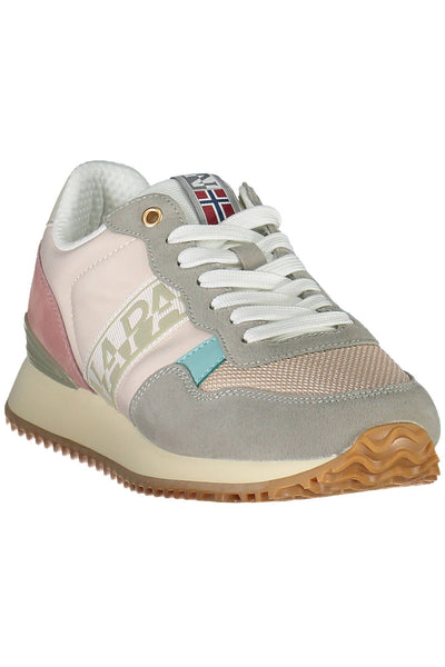 Pink Polyester Sneaker