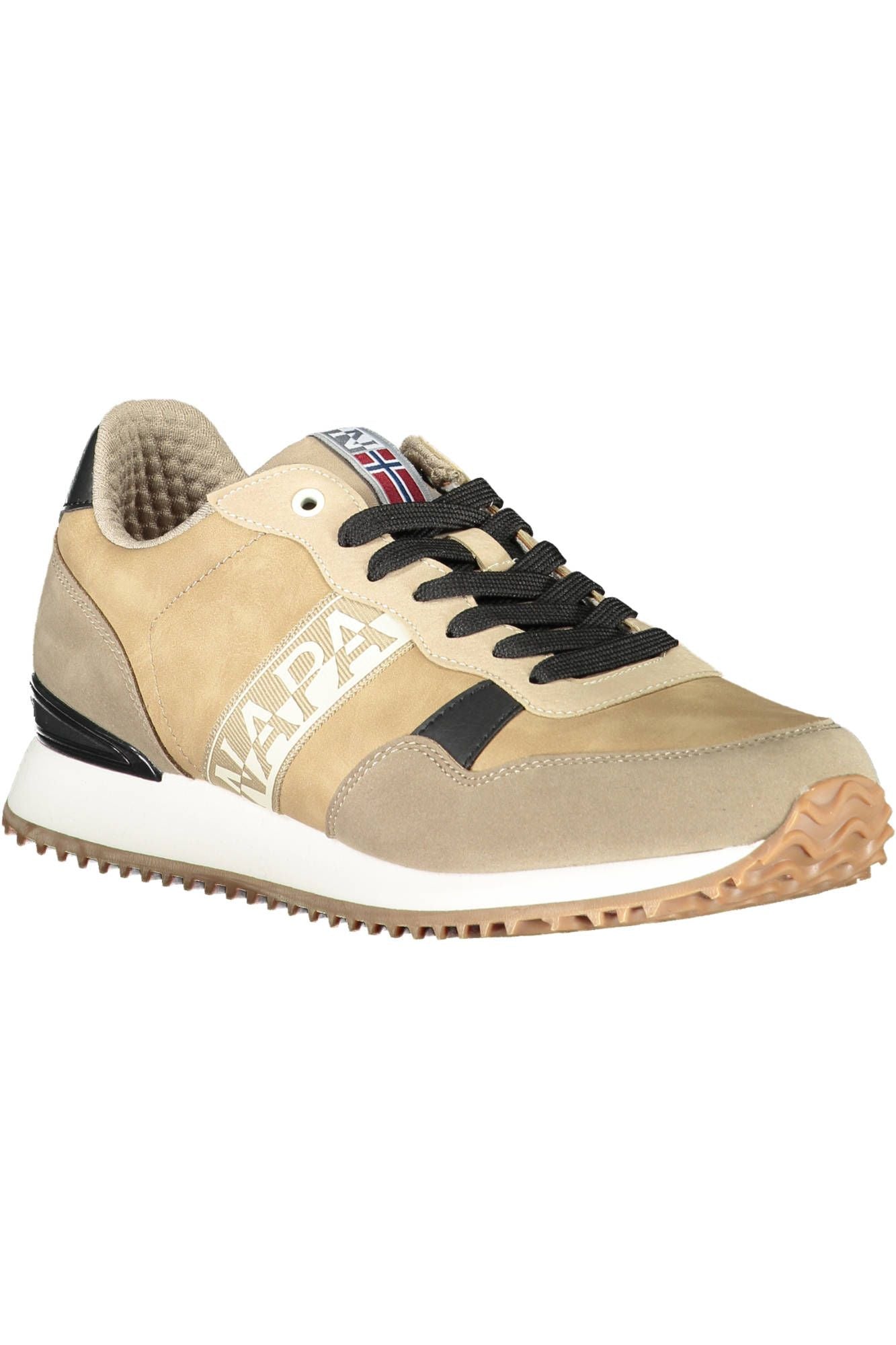 Beige Polyester Sneaker