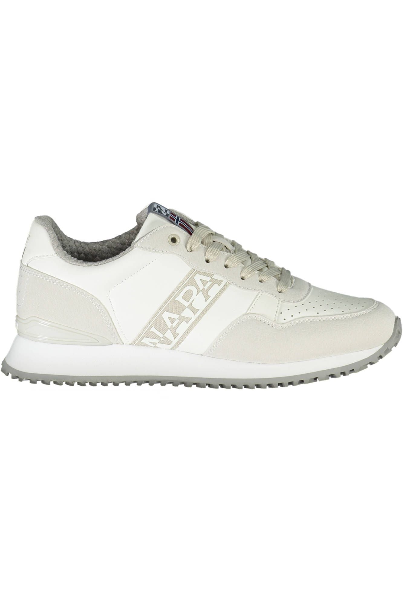 White Polyester Sneaker