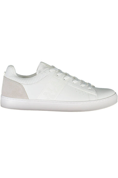 White Polyester Sneaker