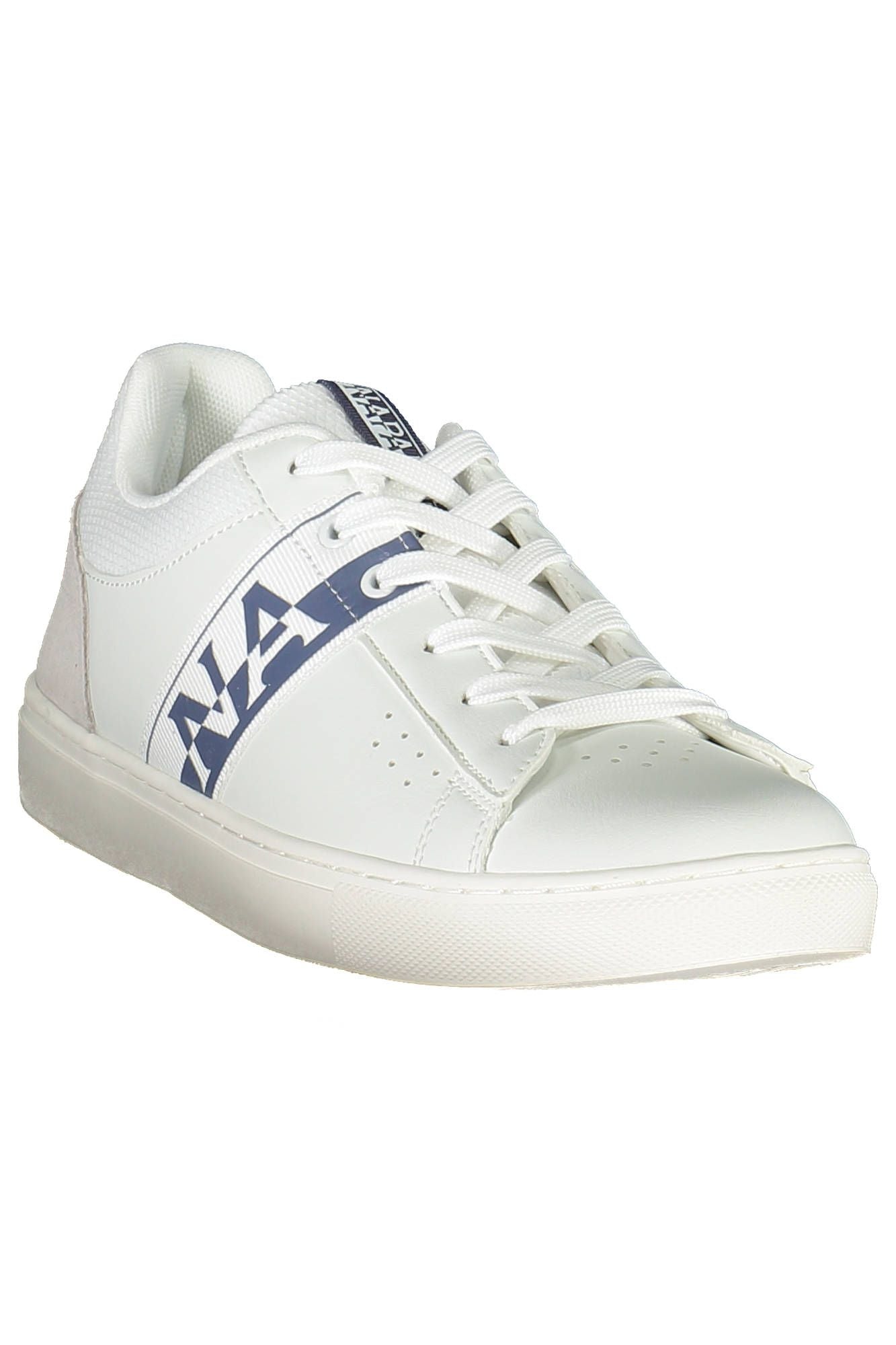 White Polyester Sneaker