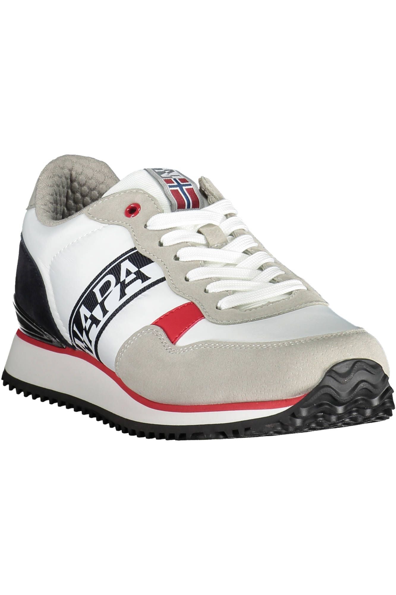 White Polyester Sneaker