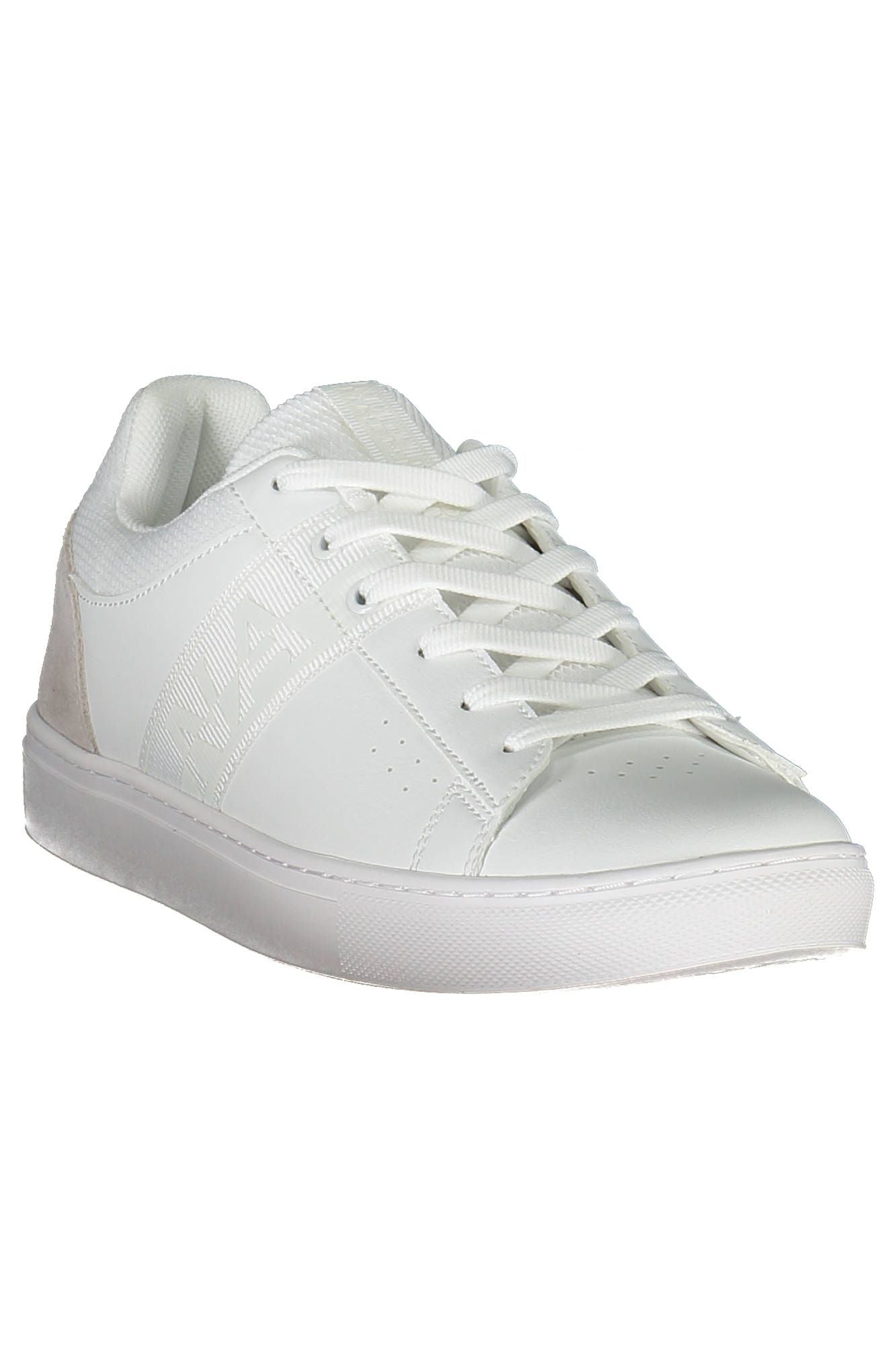 White Polyester Sneaker