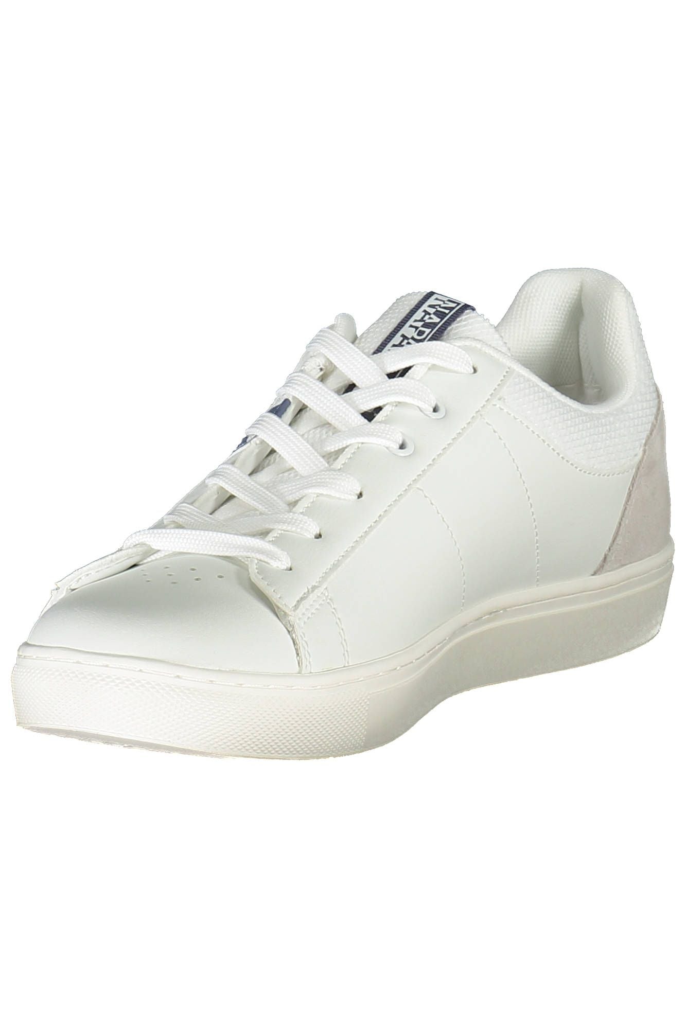 White Polyester Sneaker