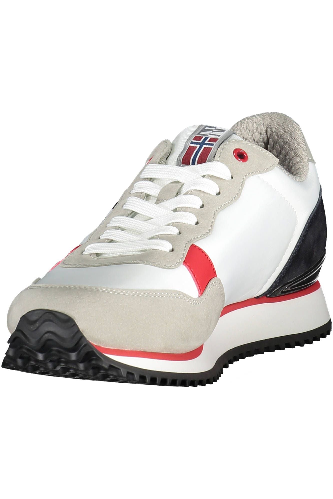 White Polyester Sneaker