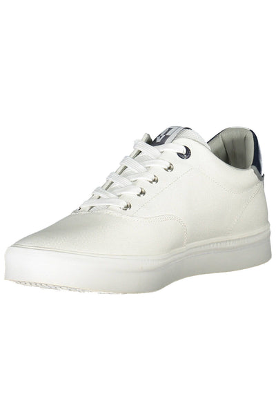 White Polyester Sneaker