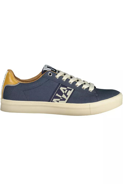 Blue Polyester Sneaker