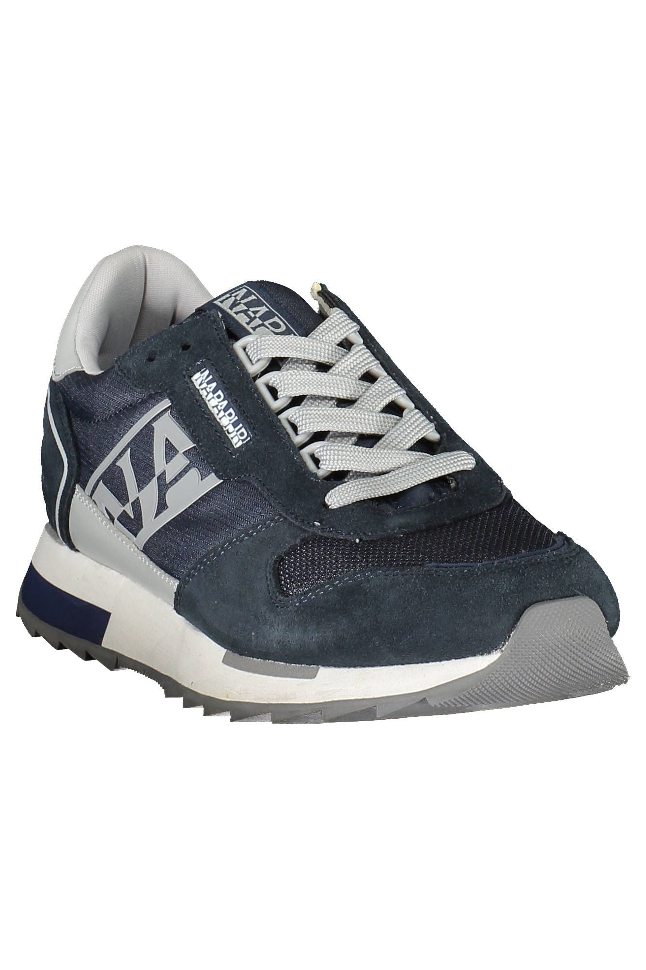 Blue Polyester Sneaker