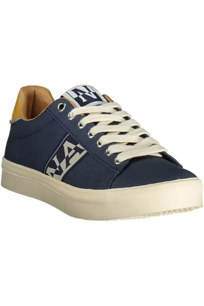 Blue Polyester Sneaker