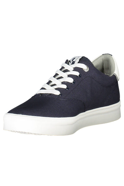 Blue Polyester Sneaker