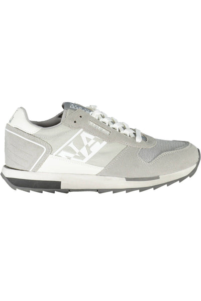 Gray Polyester Sneaker