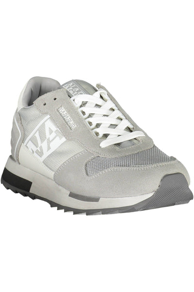 Gray Polyester Sneaker