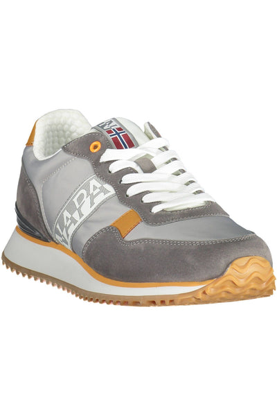 Gray Polyester Sneaker