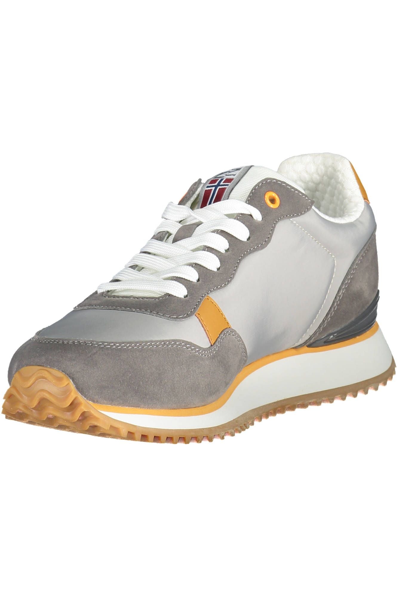 Gray Polyester Sneaker