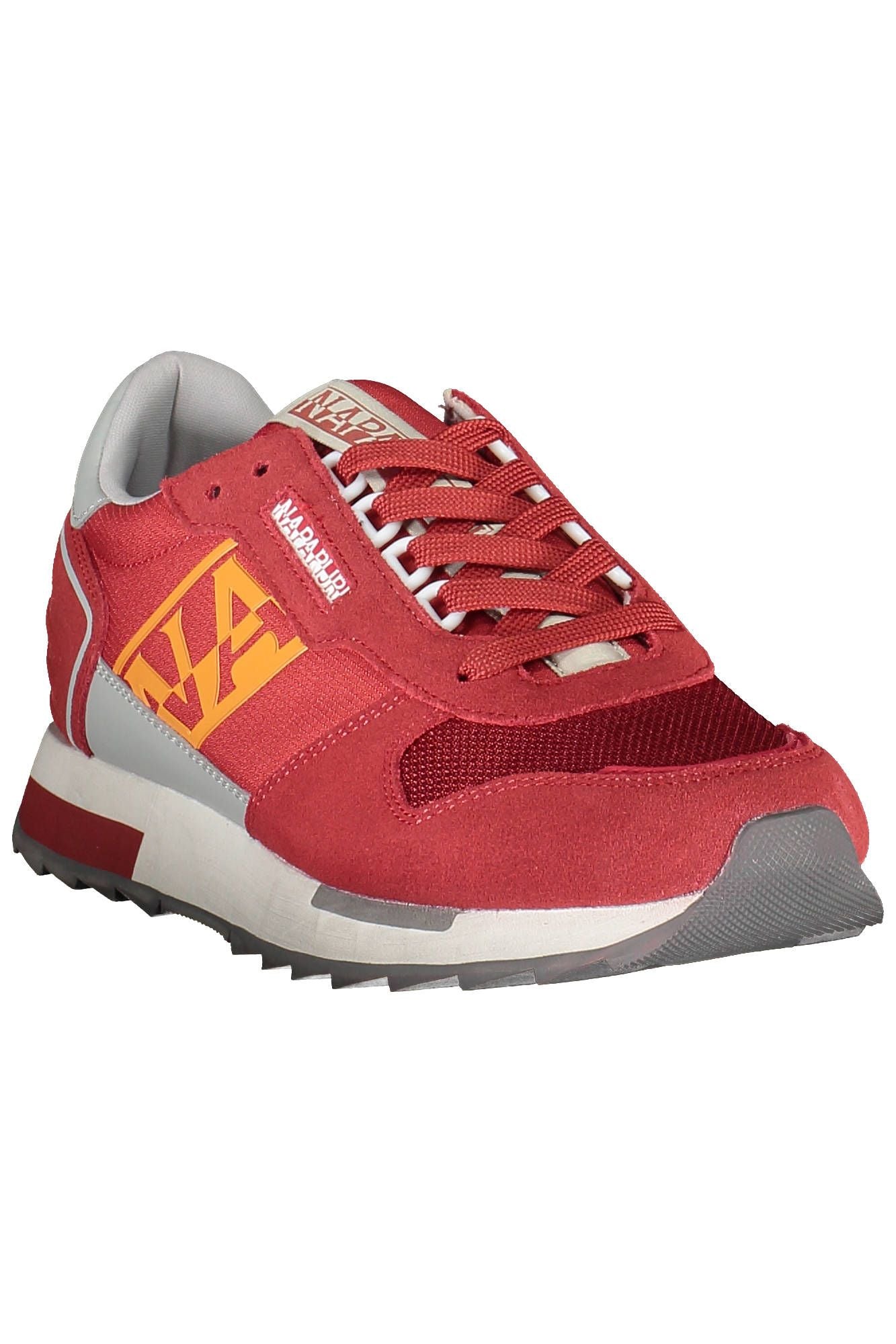 Red Polyester Sneaker